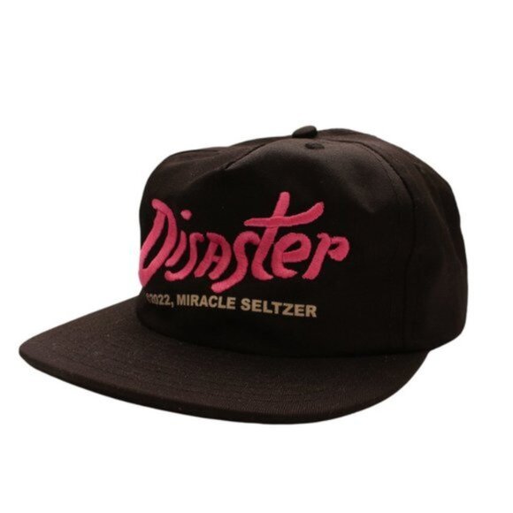 Rare Miracle Seltzer Disaster  Black  Snapback Hat Cap 2022 Collection - Picture 2 of 7